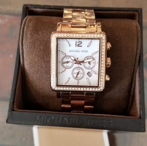 Michael Kors Rose Gold Chronograph Watch